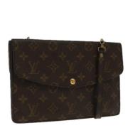 Pre-owned Canvas louis-vuitton-bags Louis Vuitton Vintage , Brown , Da...