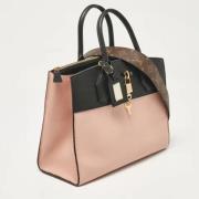 Pre-owned Leather totes Louis Vuitton Vintage , Pink , Dames