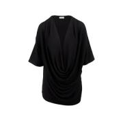 Pre-owned Viscose tops Dries van Noten Pre-owned , Black , Dames