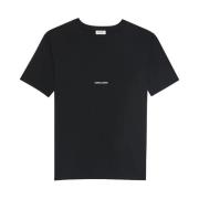 Rive Gauche T-shirt Saint Laurent , Black , Dames