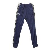 Heren Sweatpants Tracksuit Rood/Zwart/Wit Kappa , Blue , Heren