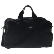 Pre-owned Nylon travel-bags Prada Vintage , Black , Dames