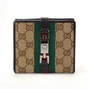 Pre-owned Canvas wallets Gucci Vintage , Multicolor , Dames