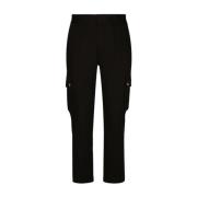 Zwarte Cargo Essential Broek Dolce & Gabbana , Black , Heren