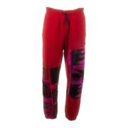 Sport Lips & Eyes Broek Dolce & Gabbana , Red , Heren