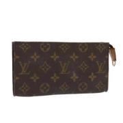 Pre-owned Canvas pouches Louis Vuitton Vintage , Brown , Dames