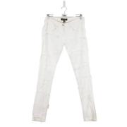 Pre-owned Cotton jeans Isabel Marant Pre-owned , White , Dames