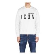 Stijlvolle Sweaters Collectie Dsquared2 , White , Heren