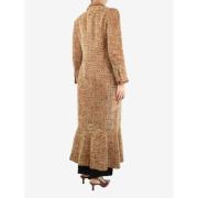 Pre-owned Wool outerwear Chanel Vintage , Brown , Dames