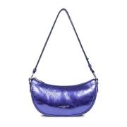 Fashion FIrenze Rits Halve Maan Tas Lancaster , Blue , Dames