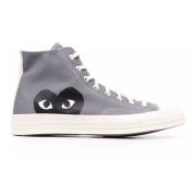 Grijze Heart Ct70 Hi Top Sneakers Comme des Garçons Play , Gray , Here...