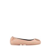 Roze Minnie Leren Ballerina's Tory Burch , Pink , Dames