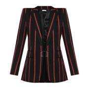 Wollen blazer Alexander McQueen , Black , Dames