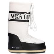 Nylon Veters Sneeuwlaarzen Wit Moon Boot , White , Dames