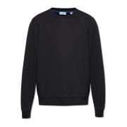 Sweatshirt met logopatch Burberry , Black , Heren