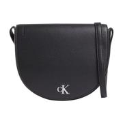 Zwarte Crossbody Tas voor Vrouwen Calvin Klein Jeans , Black , Dames