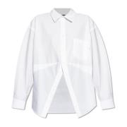 Overhemd met zak Balenciaga , White , Dames