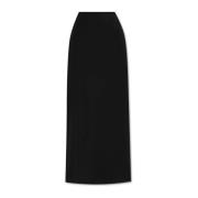 Rok met achterste split Balenciaga , Black , Dames