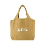 Bruine Wollen Tote Tas A.p.c. , Brown , Dames