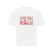 Gebreid Off White T-Shirt Oamc , Beige , Heren