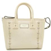 Pre-owned Canvas totes Jimmy Choo Pre-owned , Beige , Dames