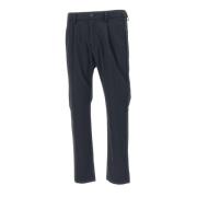 Blauwe Vintage Stijl Broek Herno , Blue , Heren