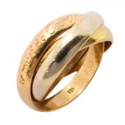 Pre-owned Rose Gold rings Cartier Vintage , Yellow , Dames