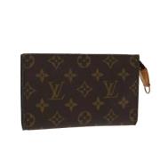 Pre-owned Canvas pouches Louis Vuitton Vintage , Brown , Dames