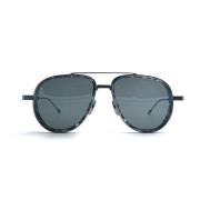 Grijze Tortoise Aviator Zonnebril Thom Browne , Gray , Heren