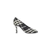 Geruite patroon hoge hakken pumps Burberry , Black , Dames