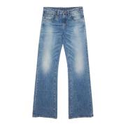 Boyfriend Flare Jeans R13 , Blue , Dames