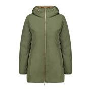 Lange Puffer Jas Ciesse Piumini , Green , Dames