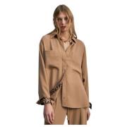 Lange mouwen shirt Lola Casademunt , Brown , Dames