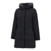 Zwarte Parka Luxe 2-in-1 Jas Woolrich , Black , Dames