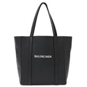 Pre-owned Leather handbags Balenciaga Vintage , Black , Dames