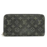 Pre-owned Canvas wallets Louis Vuitton Vintage , Black , Dames