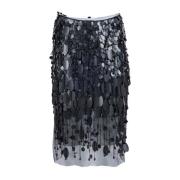 Paillet Tube Rok in Zwart Tule DES Phemmes , Black , Dames