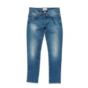 Heldere Blauwe Denim Jeans Cycle , Blue , Heren