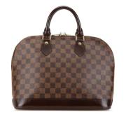 Pre-owned Canvas handbags Louis Vuitton Vintage , Brown , Dames