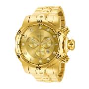 Venom Quartz Horloge - Gouden Wijzerplaat Invicta Watches , Yellow , H...