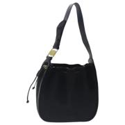 Pre-owned Suede shoulder-bags Salvatore Ferragamo Pre-owned , Black , ...