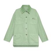 Denim jas Blumarine , Green , Dames