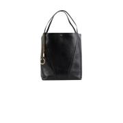 Spin schoudertas van generfd leer Chloé , Black , Dames