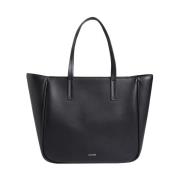 Zwarte Medium Shopper Handtas Calvin Klein , Black , Dames