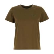 Army Green Katoenen T-shirt Tatras , Green , Dames