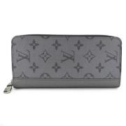 Pre-owned Canvas wallets Louis Vuitton Vintage , Gray , Dames