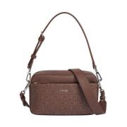 Bruine Crossbody Cameratas Calvin Klein , Brown , Dames