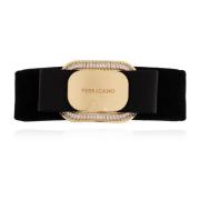 Fluwelen haarspeld Salvatore Ferragamo , Yellow , Dames