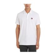 Wit poloshirt met korte mouwen Tommy Hilfiger , White , Heren