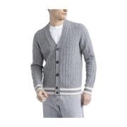 Wol en kasjmier vest Peserico , Gray , Heren